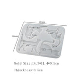 DIY Mini Cat Brooch Silicone Mold 10 PCS - Outfits Decoration