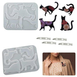 DIY Mini Cat Brooch Silicone Mold 10 PCS - Outfits Decoration