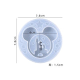Cartoon Wind Chime Mouse Head Silicone Mould DIY Keychain Jewellery Tools