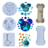 Cartoon Wind Chime Mouse Head Silicone Mould DIY Keychain Jewellery Tools