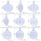 Silicone Epoxy Resin Mold Christmas Pendants Moulds DIY Liquid Jewellery Making
