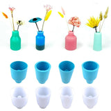 Resin Mold Plant Pot Silicone Table Desk Decoration Flowerpot DIY Table Decor
