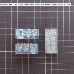 Strawberry Shaped Silicone Epoxy Resin Mold UV Mold Blueberry Clay Mould