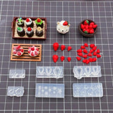 Strawberry Shaped Silicone Epoxy Resin Mold UV Mold Blueberry Clay Mould