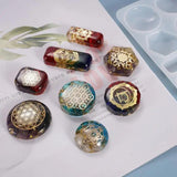 DIY Pendant UV Epoxy Resin Mold Key Chain Silicone Mold Jewelry Making