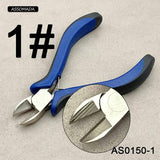 8 Style Stainless Steel Jewelry Pliers Handle Anti-slip Splicing End Cutting Wir