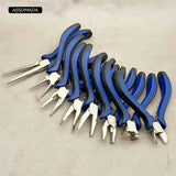 8 Style Stainless Steel Jewelry Pliers Handle Anti-slip Splicing End Cutting Wir