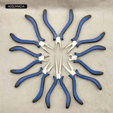 8 Style Stainless Steel Jewelry Pliers Handle Anti-slip Splicing End Cutting Wir