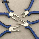 8 Style Stainless Steel Jewelry Pliers Handle Anti-slip Splicing End Cutting Wir