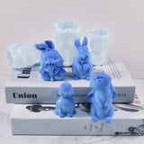 3D Bunny Soap Mold for Epoxy Resin Casting