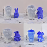 3D Bunny Soap Mold for Epoxy Resin Casting
