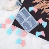 Game Console Silicone Mold for DIY Jewelry Making Keychains