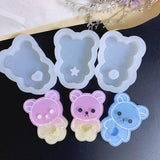 Bear Silicone Resin Mold Jewelry Tools Keychain Moulds