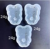 Bear Silicone Resin Mold Jewelry Tools Keychain Moulds