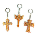 Halloween Crucifix Keychain Mold Resin Pendant Craft
