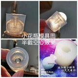 High transparent mini vase epoxy resin mold for jewelry making