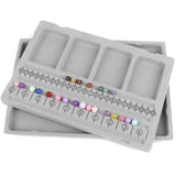 Flocked Bead Board Plate Jewelry Making Organizer Tray