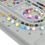 Flocked Bead Board Plate Jewelry Making Organizer Tray