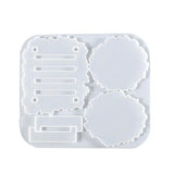 DIY Crystal Resin Mold Round Cup Pad Collection Rack Silicone Mold
