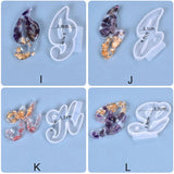 Personalised Alphabet Silicone Mold for Epoxy Resin DIY Jewelry Making
