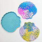 Shell Shape Cup Mat Pad Epoxy Resin Mold Coaster Silicone Mould DIY Crafts