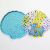 Shell Shape Cup Mat Pad Epoxy Resin Mold Coaster Silicone Mould DIY Crafts