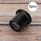 3Pcs 10X Monocular Eye Magnifier Magnifying Glass Jewelry Tool