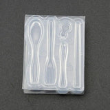 Mini Chopsticks Spoons Forks Resin Silicone Mold Epoxy Resin Jewelry Tools