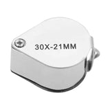Metal Jewelry Magnifying Glass 30X Loupe Tools Diamond Checking Reading