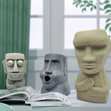 Easter Island Moai Statue Silicone Candle Mold DIY Home Decor