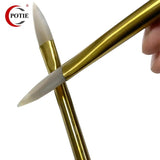 Agate Burnisher Polishing Edge w/ Copper Handle - Jewelry Handling Tool