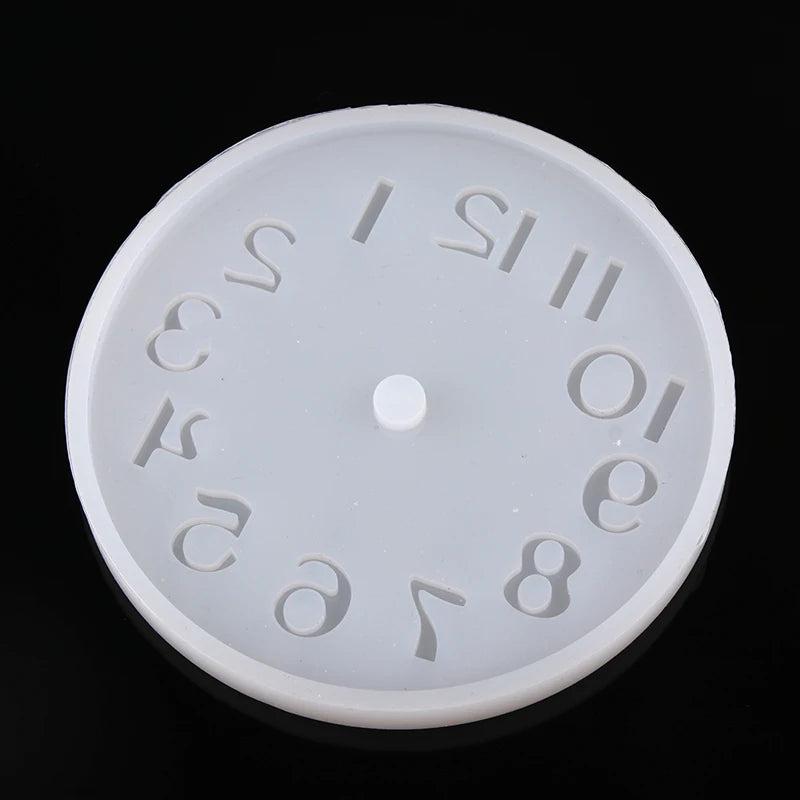 Clock Silicone Mold 10/15cm Arabic Roman Numerals Resin