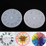Clock Silicone Mold 10/15cm Arabic Roman Numerals Resin