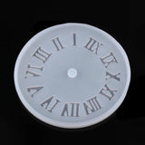 Clock Silicone Mold 10/15cm Arabic Roman Numerals Resin