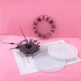 Clock Silicone Mold 10/15cm Arabic Roman Numerals Resin