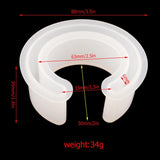 Silicone Egg Shaped Bracelet Mould for Resin Jewelry Making