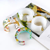 Silicone Egg Shaped Bracelet Mould for Resin Jewelry Making
