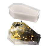 3D Coffin Shape Silicone Mold Epoxy Resin Mold DIY Storage Box Tools