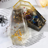3D Coffin Shape Silicone Mold Epoxy Resin Mold DIY Storage Box Tools