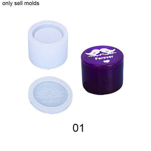 Epoxy Resin Mould Couple Ring Box Mold Storage Box