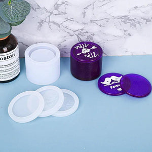 Epoxy Resin Mould Couple Ring Box Mold Storage Box