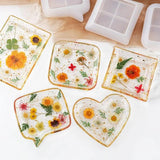 Rectangle Heart Square Resin Mold Jewelry Tools