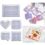 Rectangle Heart Square Resin Mold Jewelry Tools