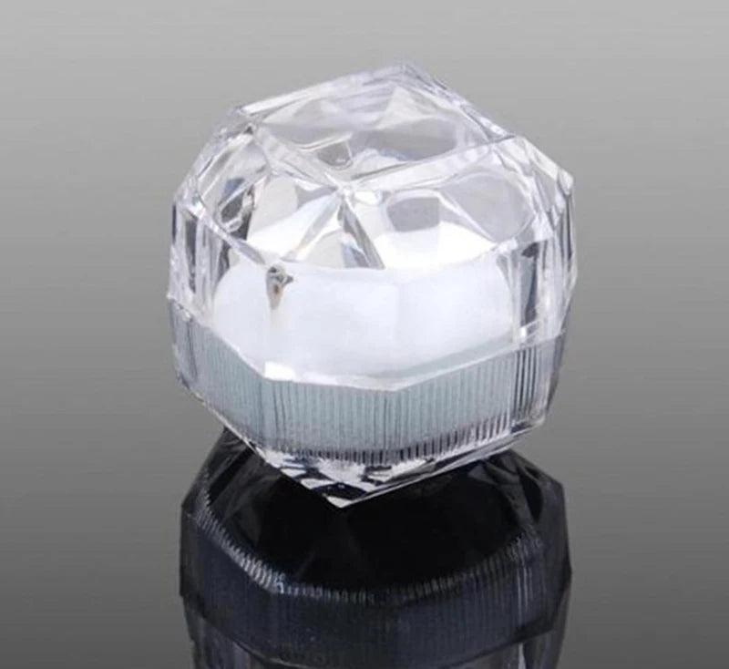 5pcs Acrylic Storage Box Display Case for Ring Jewelry