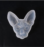 Devil Cat Silicone Jewelry Mold DIY Dried Flower Accessories