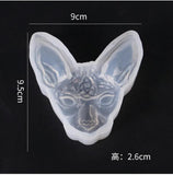 Devil Cat Silicone Jewelry Mold DIY Dried Flower Accessories