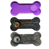 Pet Tombstone Resin Mold with Photo Frame - Dog Memorial Stone Mold