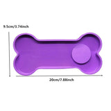 Pet Tombstone Resin Mold with Photo Frame - Dog Memorial Stone Mold