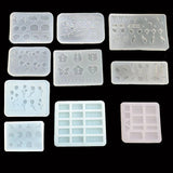 DIY Tortoise Button Letter Silicone Mold Epoxy Resin Mold