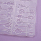 Crystal Epoxy Mold Key Resin Mould DIY Decoration